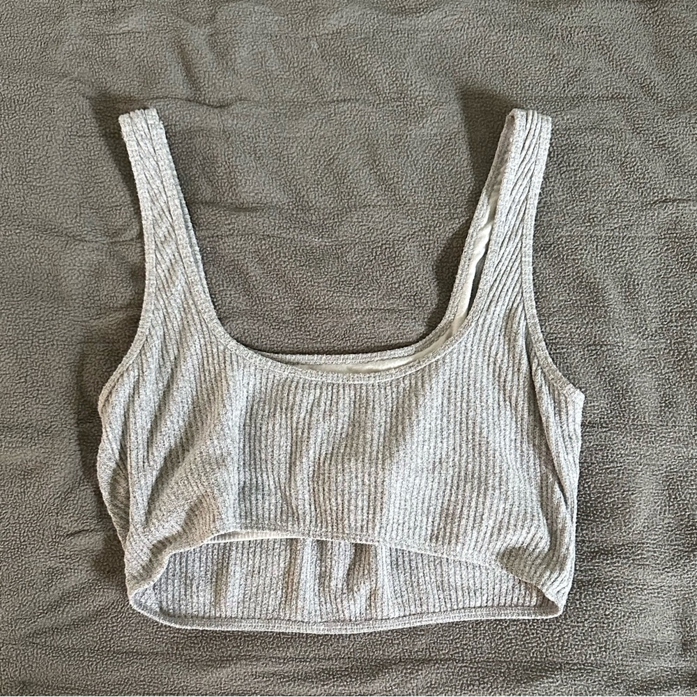 Medium grey Abercrombie and Fitch tank
